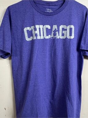 Disney Purple CHICAGO Graphic Tee for Men